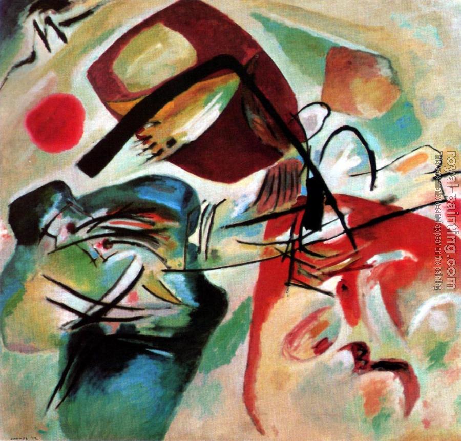 Wassily Kandinsky : Cuadro con arco negro Wassily Kandinsky : Cuadro con arco negro